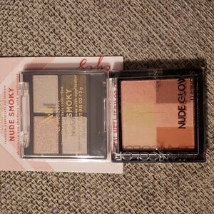 Le Mercerie Nude Smoky Eye Shadows & Klean Color Finishing Powder Duo. NIP